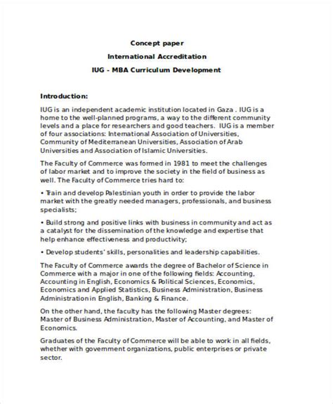 Image result for Concept Paper Format Sample