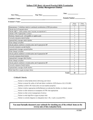Afbeeldingsresultaten voor NREMT Paramedic Skill Sheets