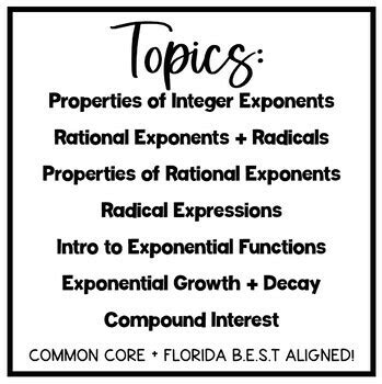 Toradh íomhá ar Exponents and Exponential Functions