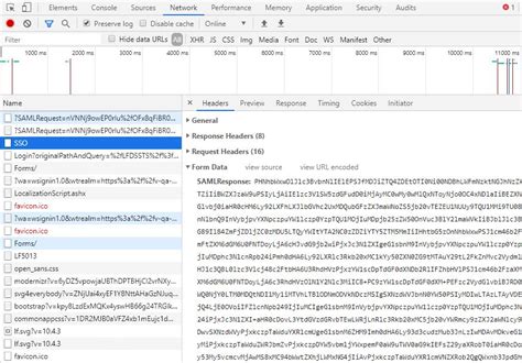 Toradh íomhá ar Sample SAML Request