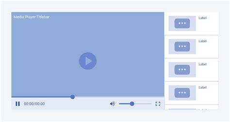 Image result for Video Player with Playlist Design Example