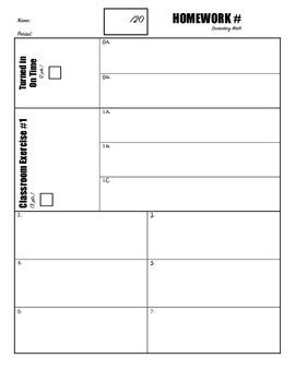 Image result for Math Homework Template