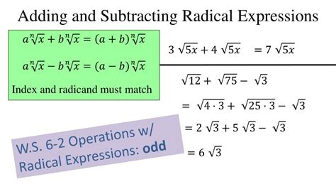 Operations with Radicals Multiplication に対する画像結果