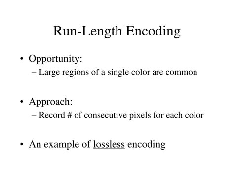 Image result for Run-Length Encoding in Multimedia