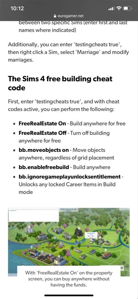 Image result for Sims 4 Build Cheats