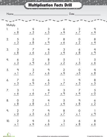 1 Minute Math Multiplication に対する画像結果