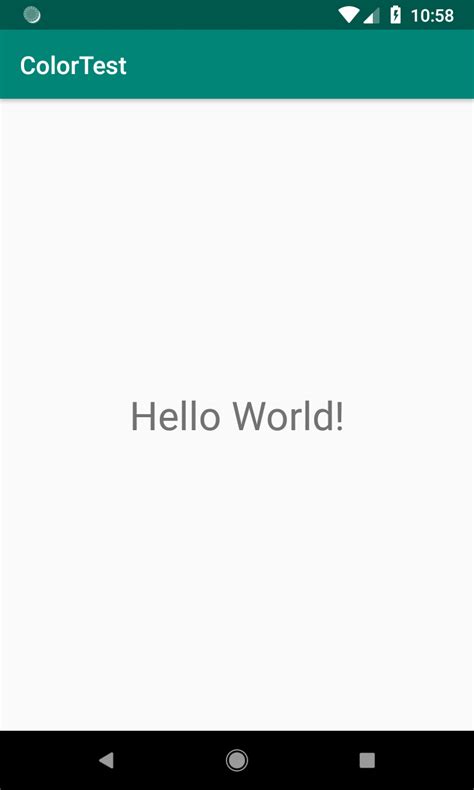 Android Studio Project Colour に対する画像結果