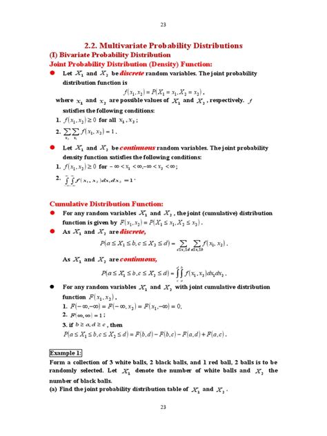Image result for Joint Probability Distribution Multivariate Statistics