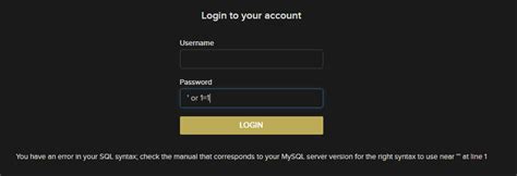 Image result for Username SQL Injection