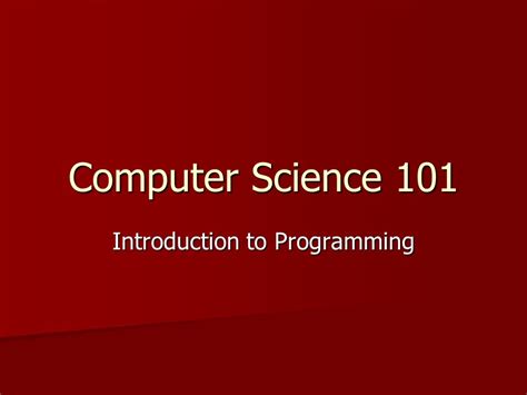 Image result for Introduction to Computer Science 101