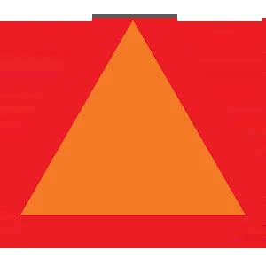 Image result for Orange and Red Triangle Sign