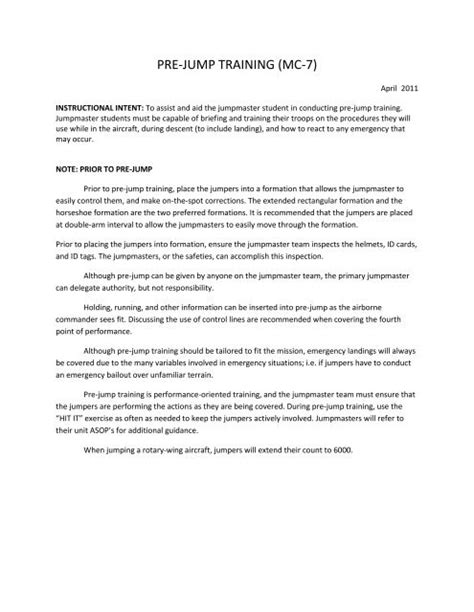 Image result for Pre-Jump Script