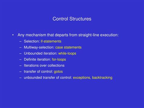 Image result for Control Structure Definition