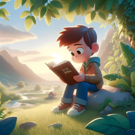 Toradh íomhá ar Animated Boy Reading Python