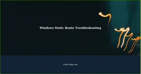 Image result for Windows Static Route Tutorial