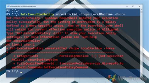 Image result for Execution Policy PowerShell