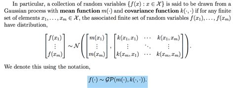 Image result for Gaussian Process Equation