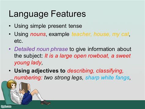 Image result for Language Features of Descriptive Text