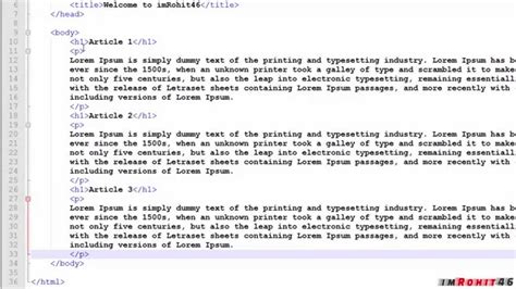 Image result for How to Put Line in HTML