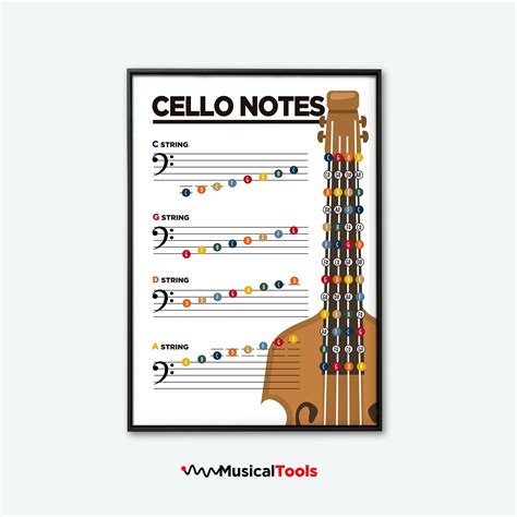 Image result for Cello Notes Drawing