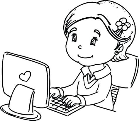 Image result for Computer Coloring Sheets for Kids