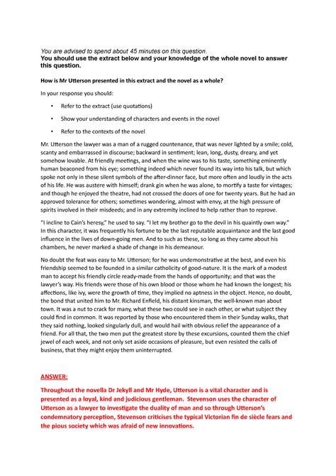 Toradh íomhá ar Utterson Essay Question Example