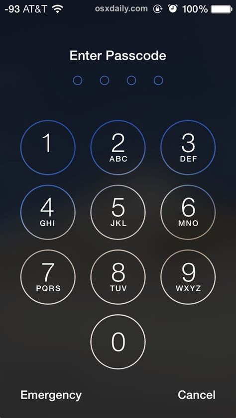 Image result for Image of iPhone Unlocking with Passcode 4 Digit and Button