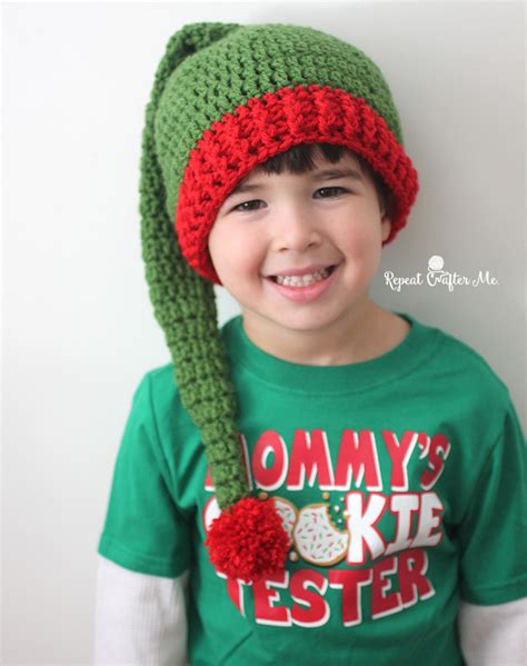 Toradh íomhá ar Free Printable Elf Hat Pattern