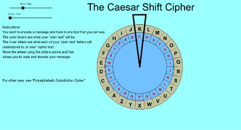 Toradh íomhá ar Caesar Cipher Calculator with Key