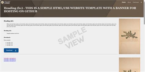 Image result for Simple HTML Website Template for Mini Project