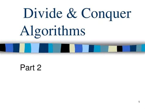Image result for Divide and Conquer Algorithm Images for Ppt Presentation