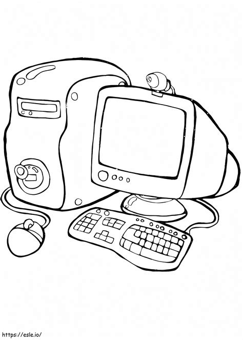 Image result for Printable Computer Colouring PAE