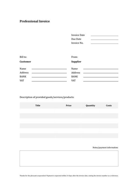 Image result for How to Write Up a Invoice