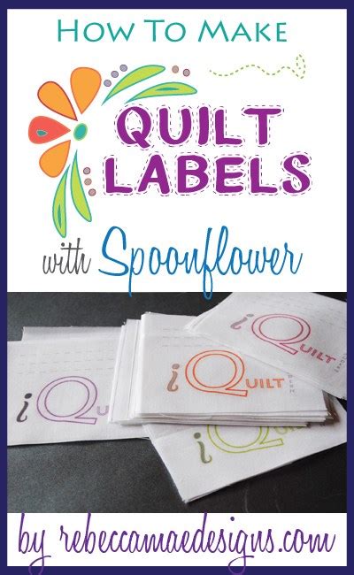 Image result for Spoonflower Quilt Labels