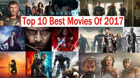 Afbeeldingsresultaten voor Top 10 Movies 2017