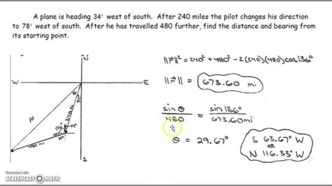 Toradh íomhá ar Vectors Word Problems