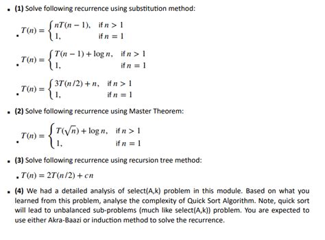 Image result for Some Recurrence Relations Solved by Back Substitution Method