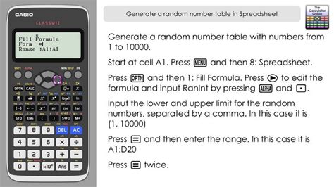 Image result for Random Digit Table in Calculator
