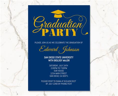 نتيجة الصورة لـ Graduation Invitations