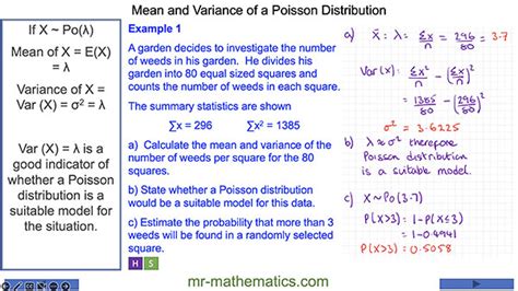 Image result for Variance Poisson Distribution