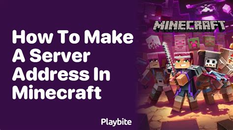How to Make Server Address Minecraft に対する画像結果