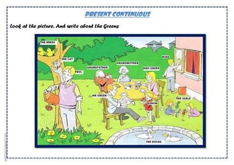 Present Continuous に対する画像結果