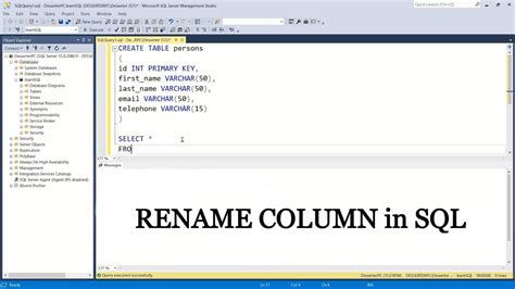 Image result for Rename SQL