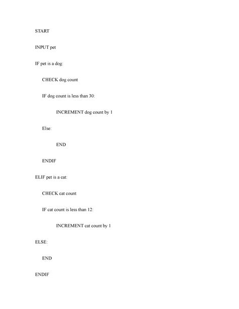 Image result for Java Flowchart Pet Bag