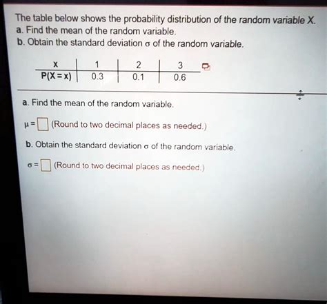 Image result for Standard Deviation of Random Variable