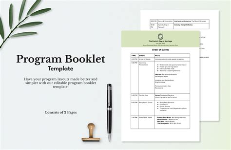 Image result for Sample Template of Program
