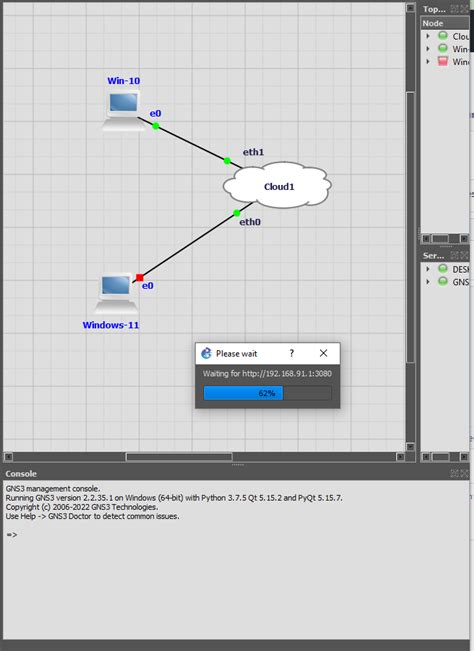 Afbeeldingsresultaten voor GNS3 Topo