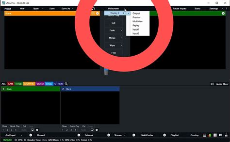 vMix Alpha Channel Output に対する画像結果
