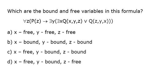 Afbeeldingsresultaten voor Free Variables and Bound Variables