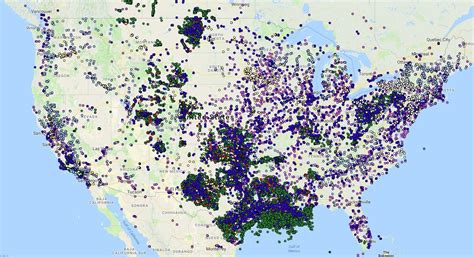 Toradh íomhá ar Locations of Fracking in the Us Map